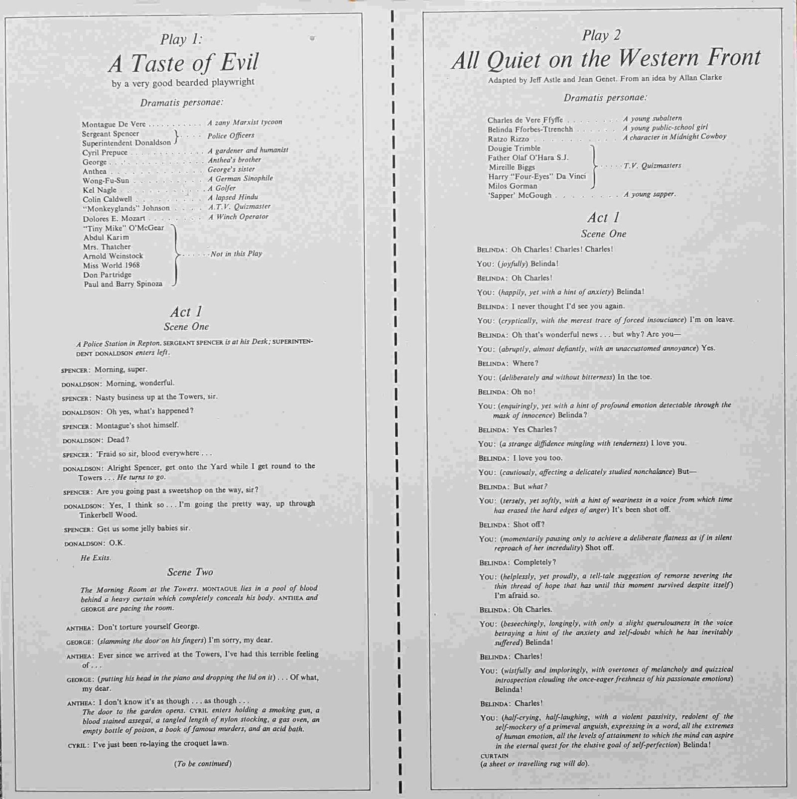 Inserts from CAS 1049